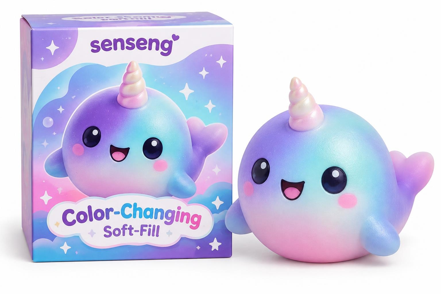 Color-Changing Soft-Fill Squishy